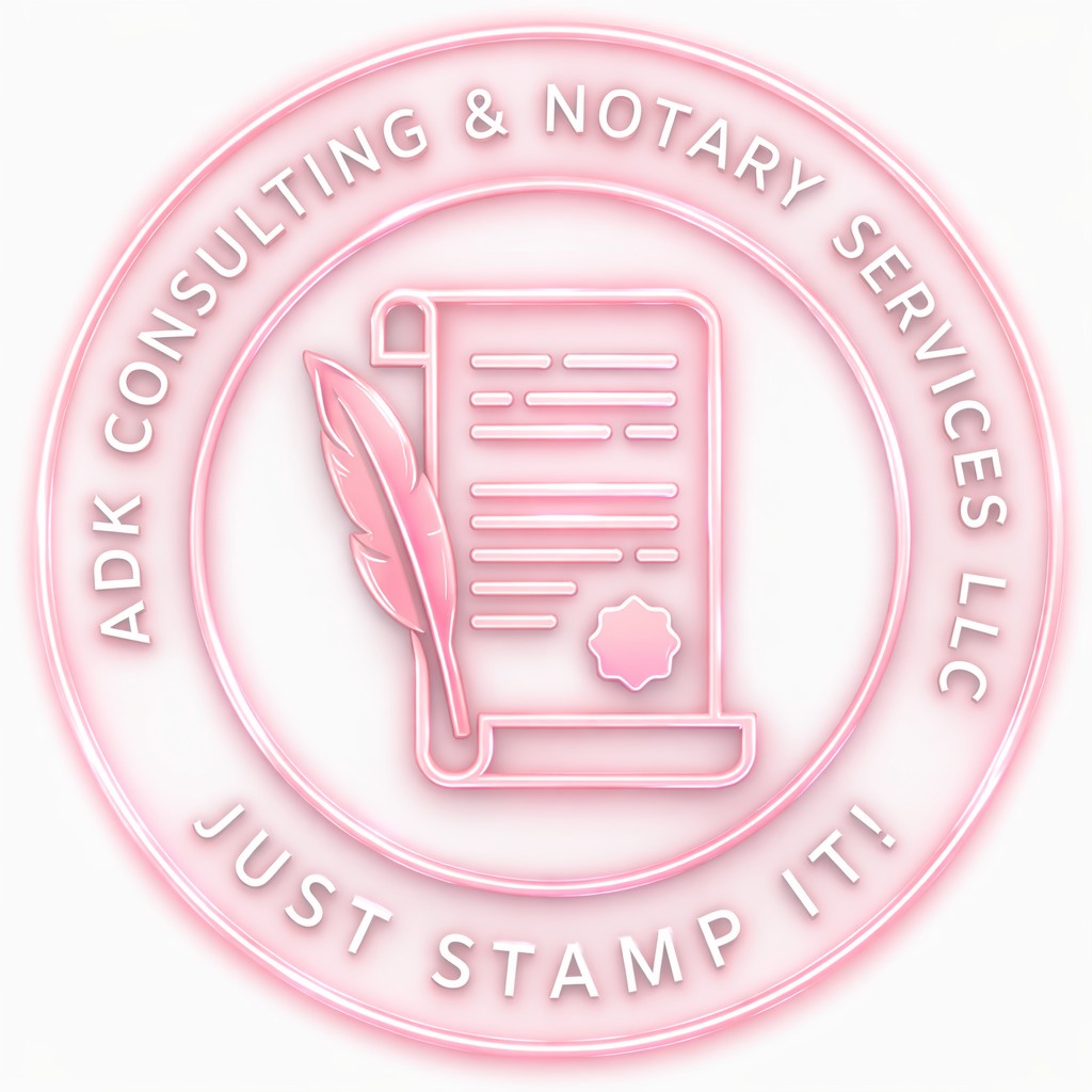 Just Stamp It! by ADK Consulting & Notary Services, LLC